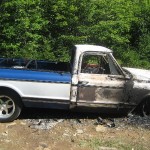 Burnt Stolen Truck - 1